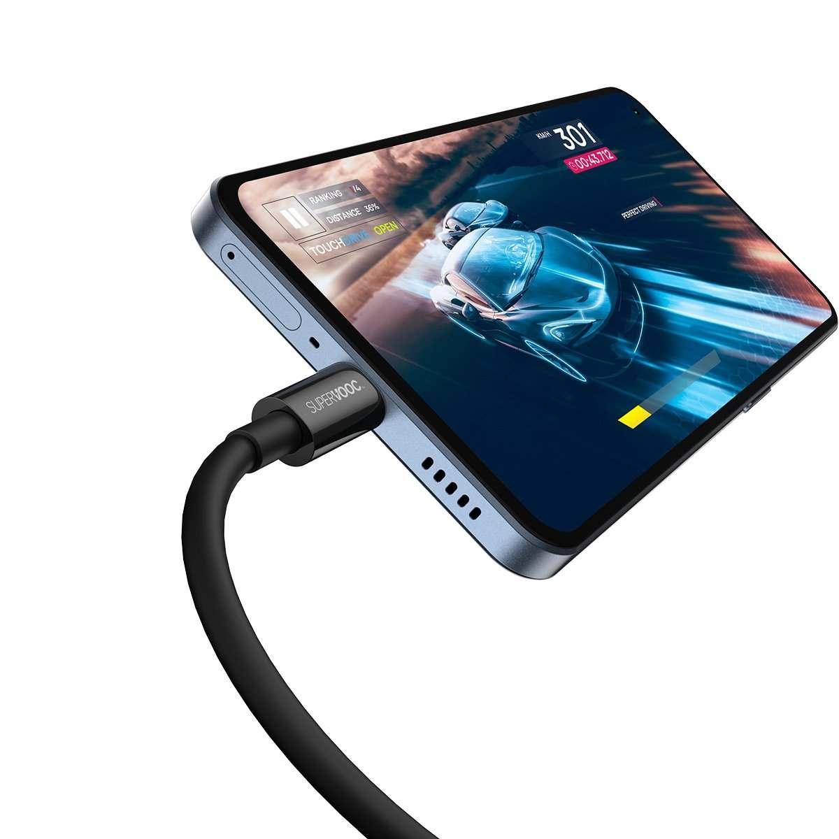 Kép 4/7 - Baseus Superior Series SUPERVOOC USB - USB-C kábel, 65W, 1m, fekete (CAYS000901)
