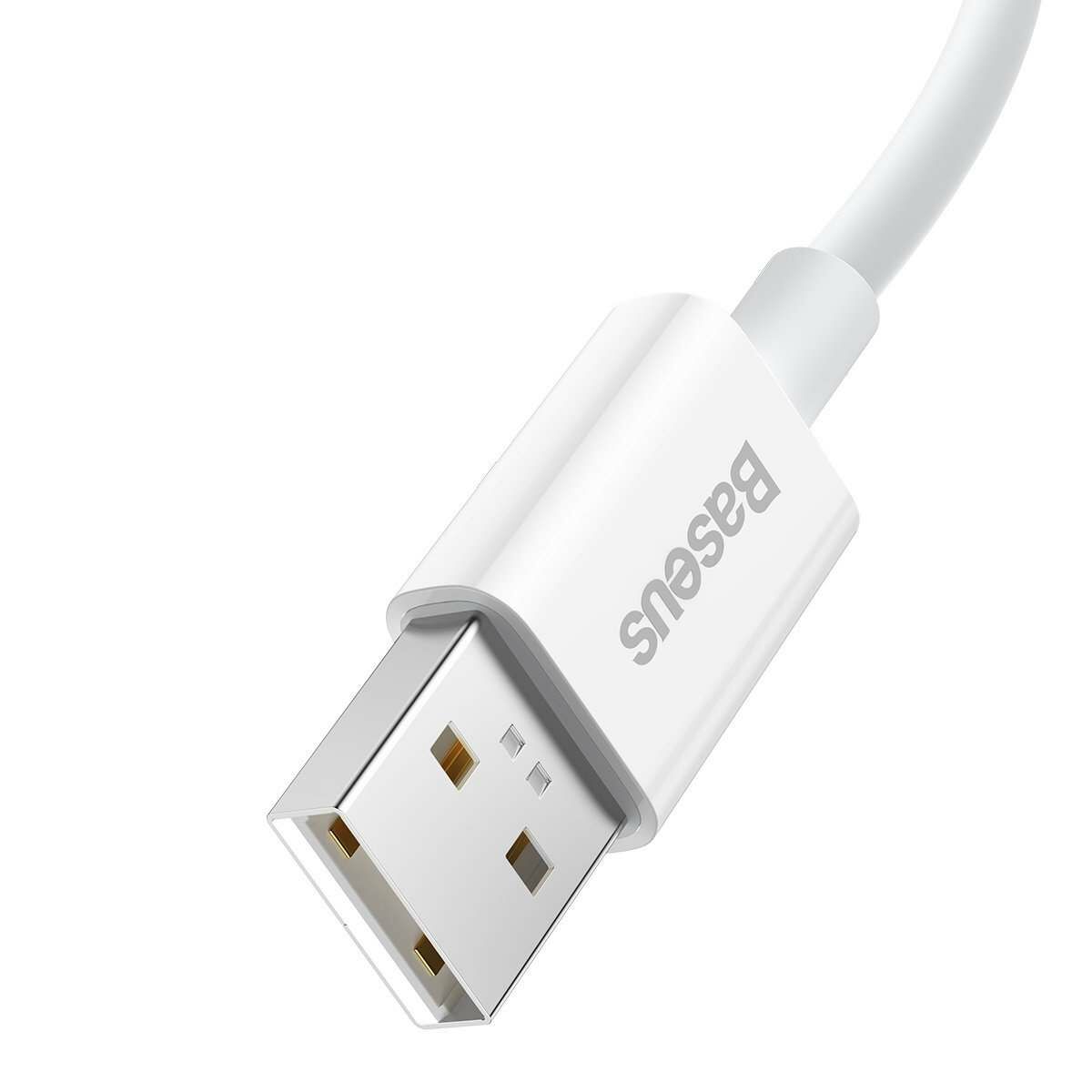 Kép 2/5 - Baseus Superior Series SUPERVOOC USB - USB-C kábel, 65W, 1m, fehér (CAYS000902)