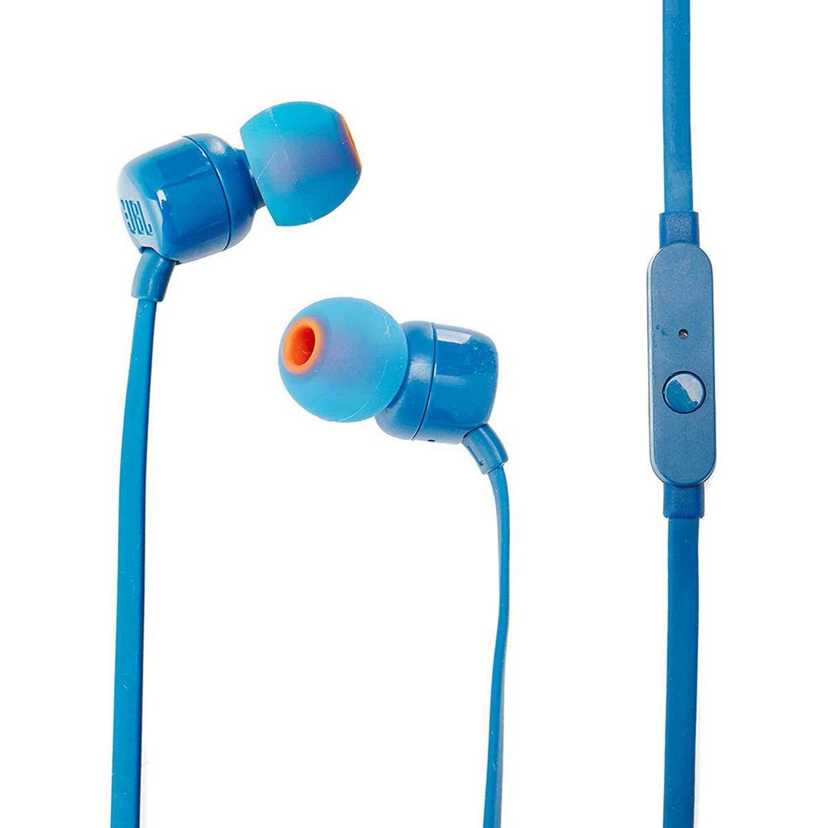 Kép 1/3 - JBL Tune 110 In-Ear fülhallgató, kék EU
