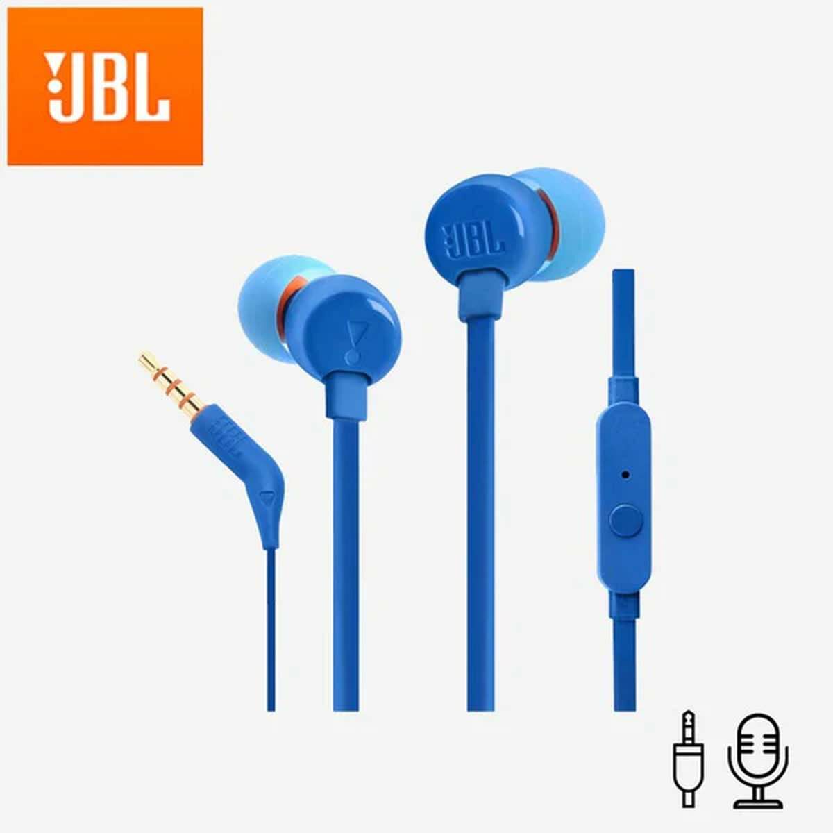 Kép 3/3 - JBL Tune 110 In-Ear fülhallgató, kék EU