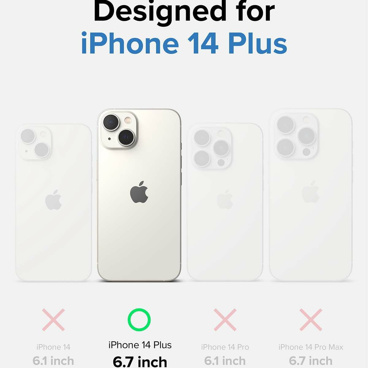 Kép 9/10 - Ringke iPhone 14 Plus Slim átlátszó szilikon tok