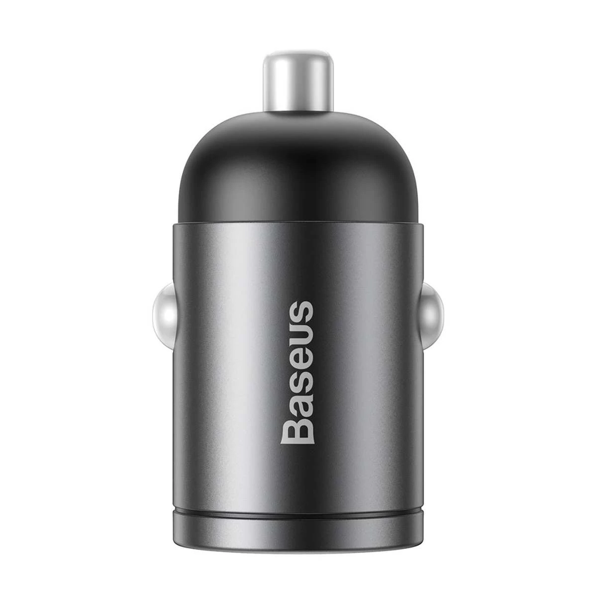 Kép 2/10 - Baseus Tiny Star Mini autós szivargyújtós töltő USB-C csatlakozóval, 30W, szürke (VCHX-B0G)