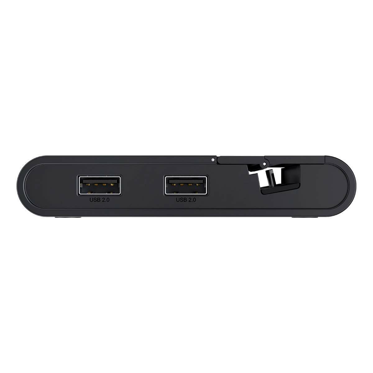 Kép 5/11 - Baseus Mate asztali dokkoló és HUB mobiltelefonokhoz (USB-C-3x USB, HDMI, Type-C, PD, SD/TF) fekete (WKMD000001)