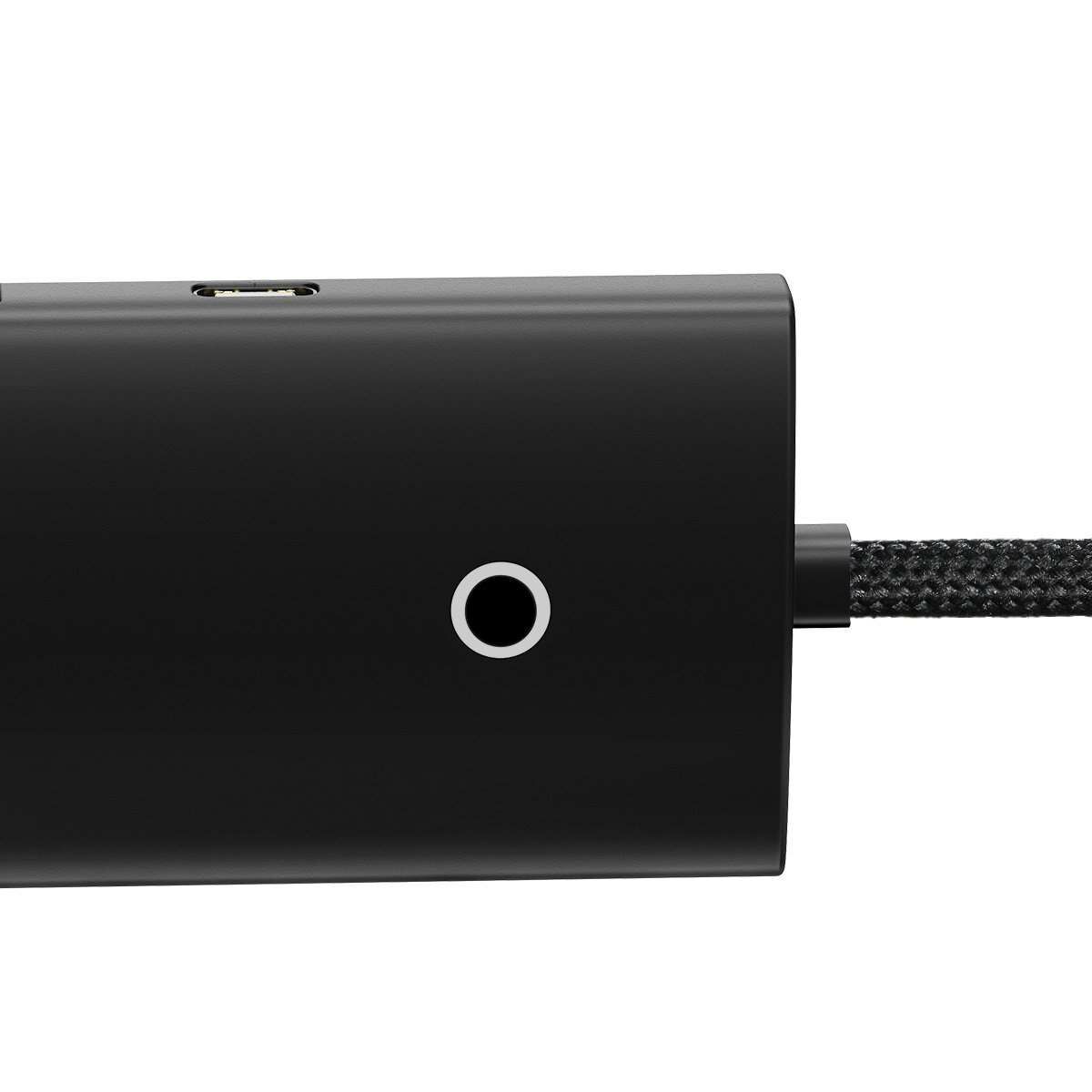 Kép 3/8 - Baseus HUB Lite 4-in-1 adapter (USB-C - 4xUSB-A 3.0 5Gb/s) 0.25 m-es kábellel, fekete (WKQX030301)