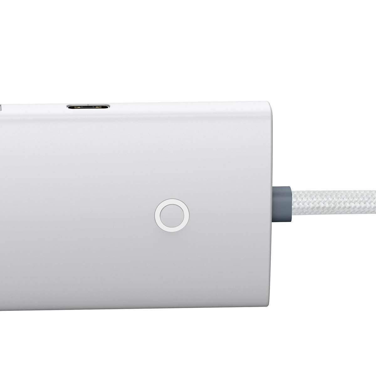 Kép 4/9 - Baseus HUB Lite 4-in-1 adapter (USB-C - 4xUSB-A 3.0 5Gb/s) 1m-es kábellel, fehér (WKQX030402)