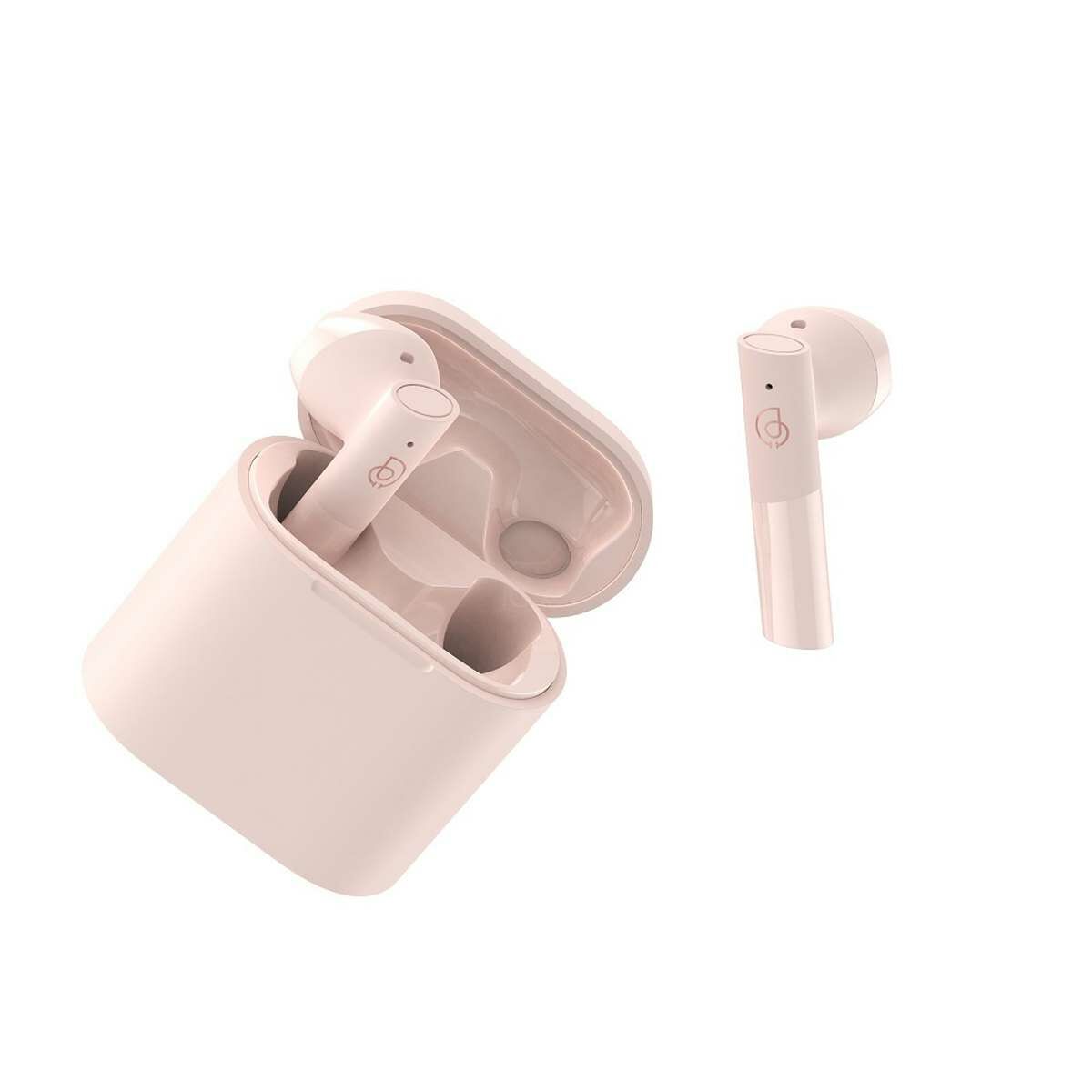 Kép 2/2 - Xiaomi Haylou MoriPods Bluetooth fülhallgató, BT 5.2, AAC/SBC, True vezeték nélküli, rózsaszín EU