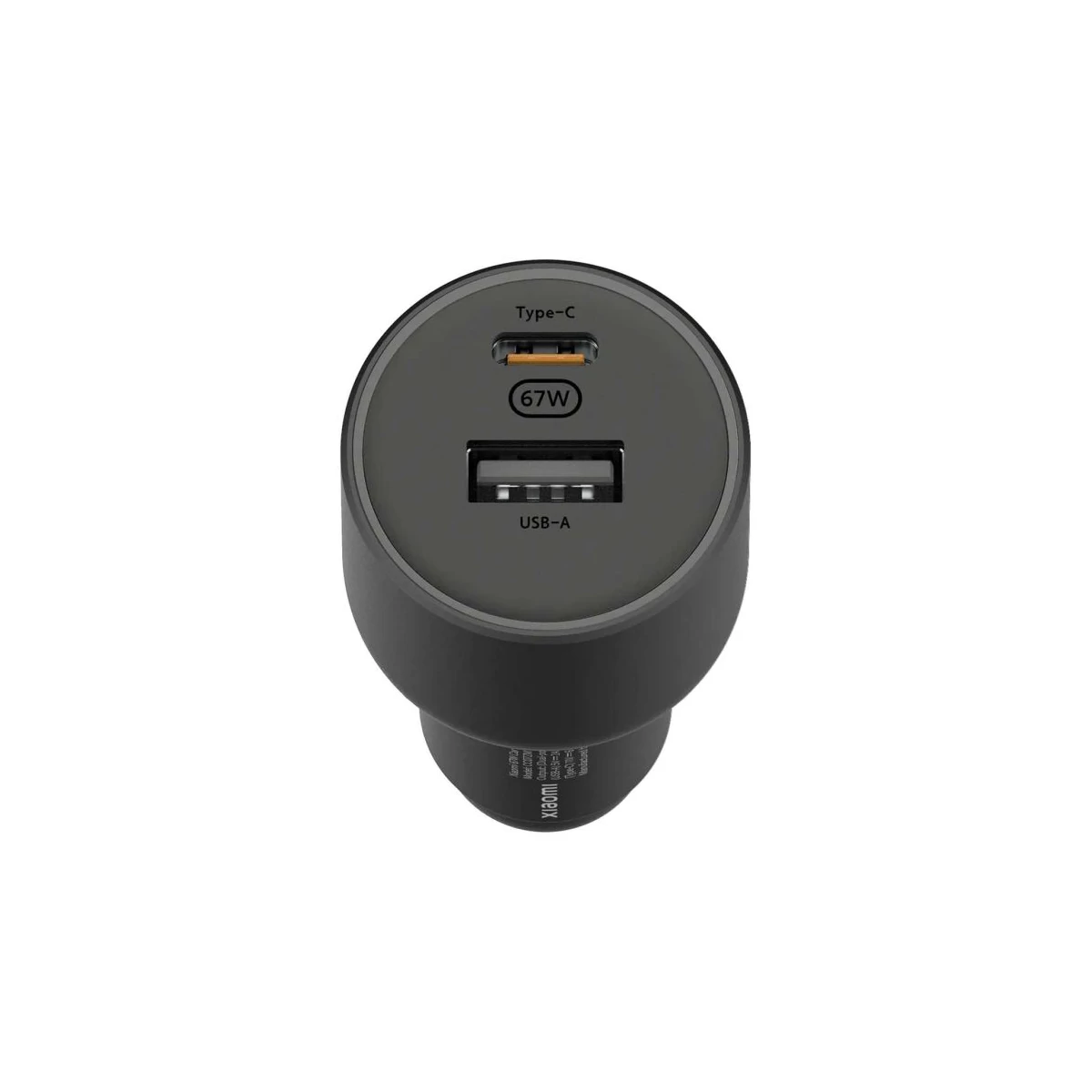 Kép 2/3 - Xiaomi Mi Car Charger 67W autós töltő USB-A + Type-C, fekete EU BHR6814GL