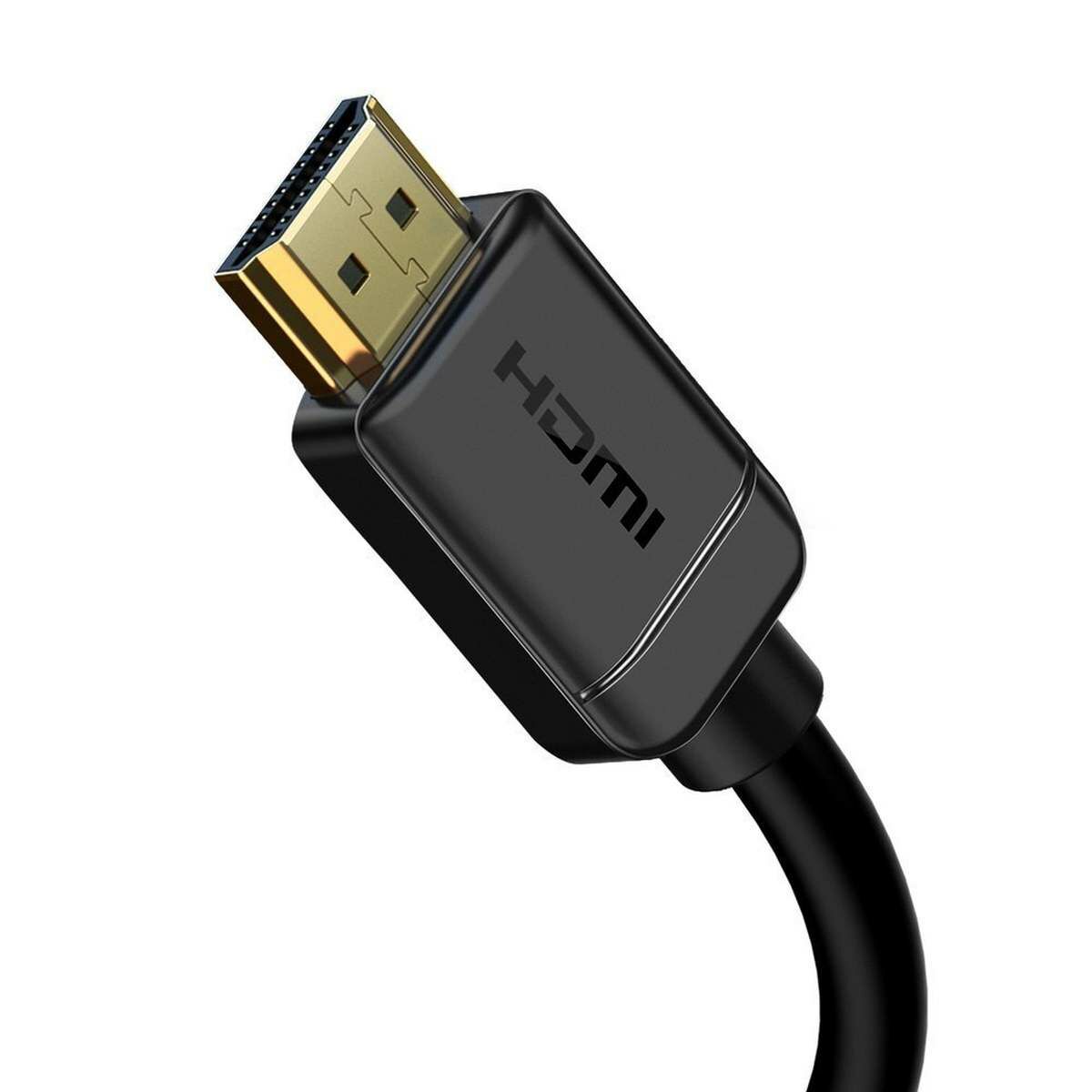 Kép 2/9 - Baseus High Definition HDMI - HDMI kábel, 4K 60 Hz, 3D HDR, 18 Gbps, 2m, fekete (CAKGQ-B01)