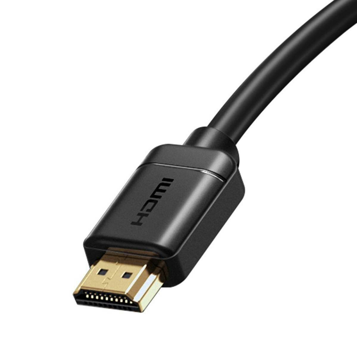 Kép 3/9 - Baseus High Definition HDMI - HDMI kábel, 4K 60 Hz, 3D HDR, 18 Gbps, 2m, fekete (CAKGQ-B01)