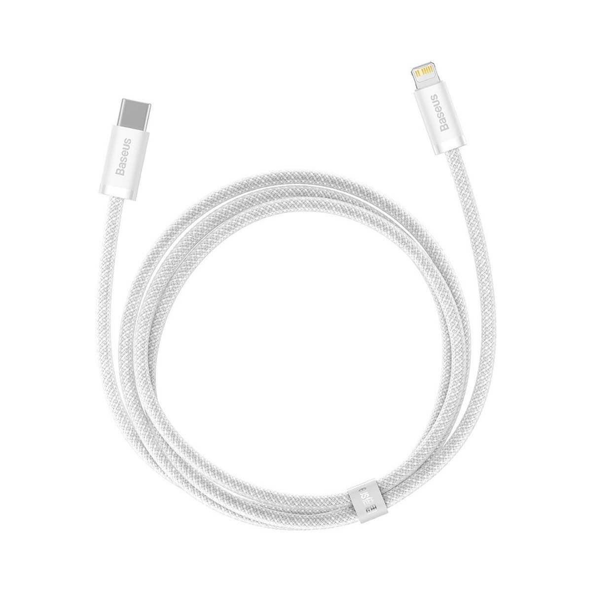 Kép 2/9 - Baseus Dynamic USB Type-C - Lightning adat- és töltőkábel, Power Delivery 20W, 1m, fehér (CALD000002)