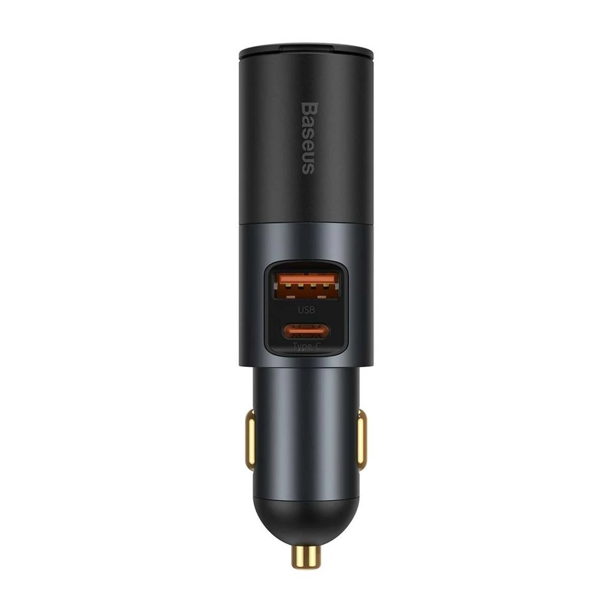 Kép 2/10 - Baseus Share Together autós töltő U+C, PPS, PD3.0, QC4.0+, SCP, 120W, szürke (CCBT-C0G)