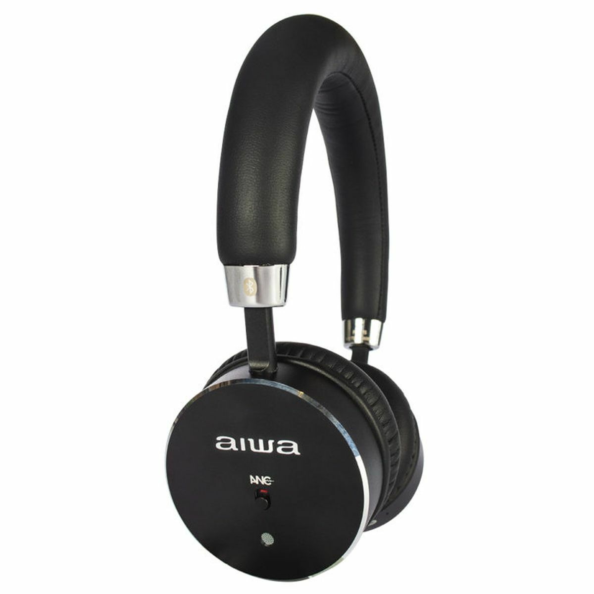 Kép 2/6 - AIWA HSTBTN-800 Bluetooth fejhallgató, aktív zajszűréssel, fekete EU