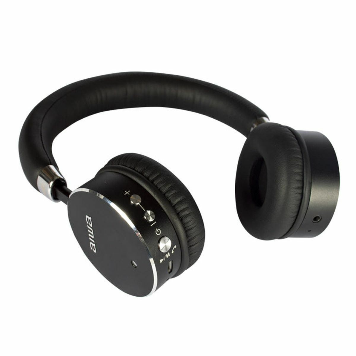 Kép 3/6 - AIWA HSTBTN-800 Bluetooth fejhallgató, aktív zajszűréssel, fekete EU