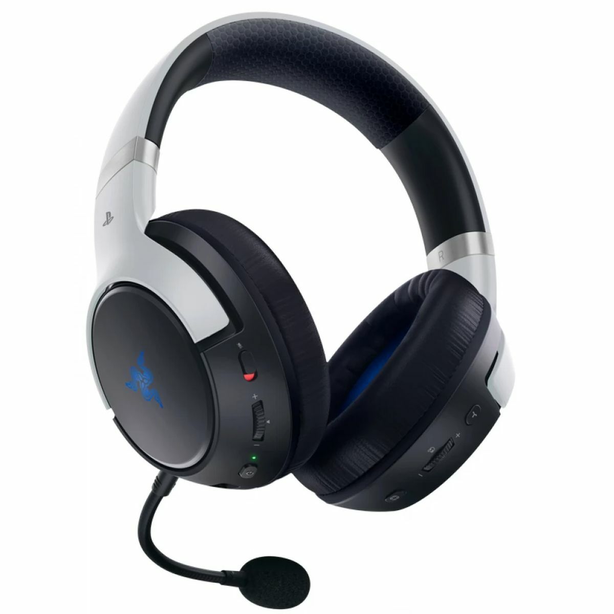 Kép 3/5 - Razer Kaira Pro vezeték nélküli gamer headset PlayStation-höz és PC-hez, fehér/fekete EU (RZ04-04030100-R3M1)