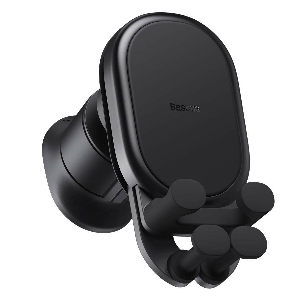 Kép 3/11 - Baseus Stable szellőzőrácsra szerelhető, gravitációs telefontartó, fekete (SUWX020001)