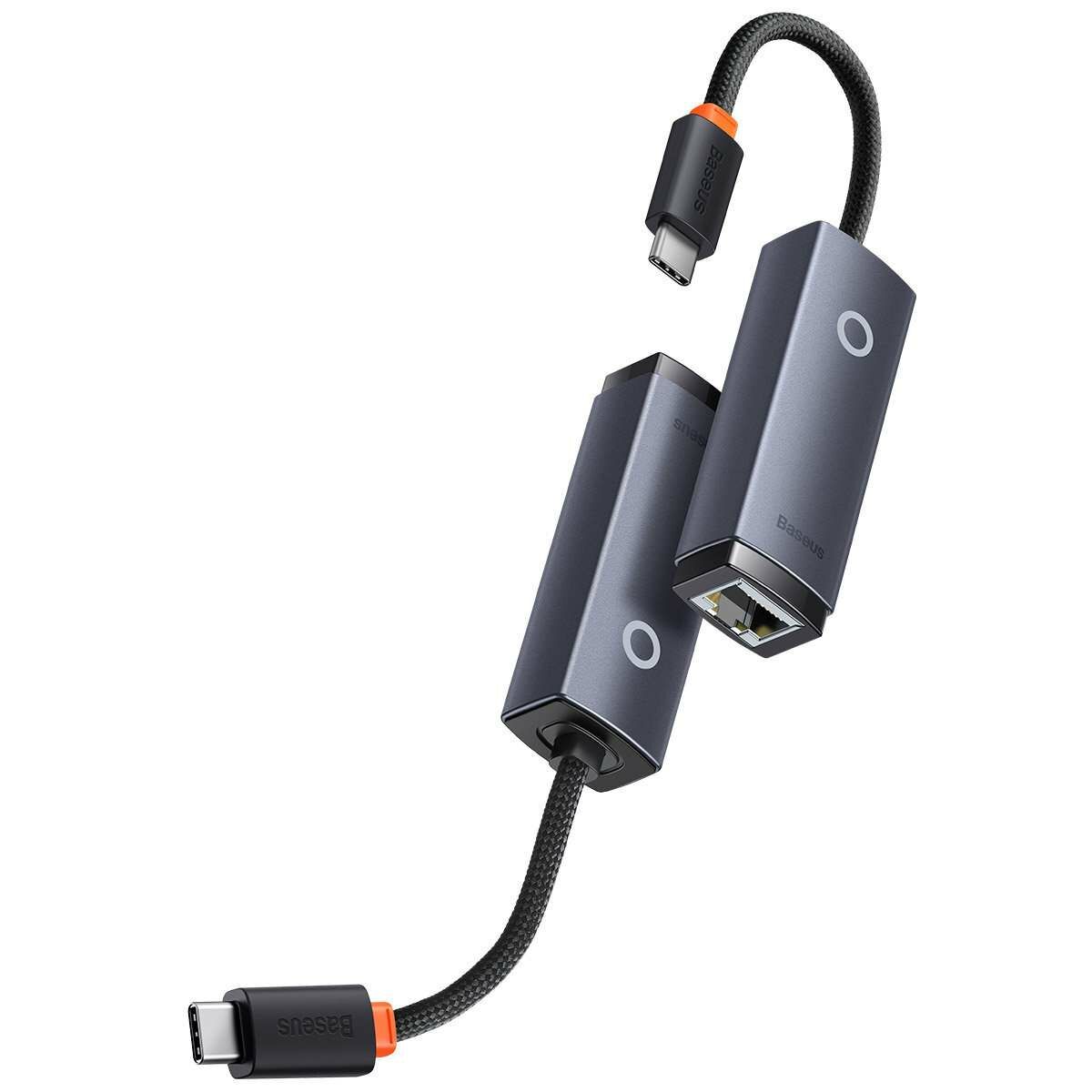 Kép 4/11 - Baseus Lite adapter USB Type-C - RJ45, 1Gbps, fekete (WKQX000313)