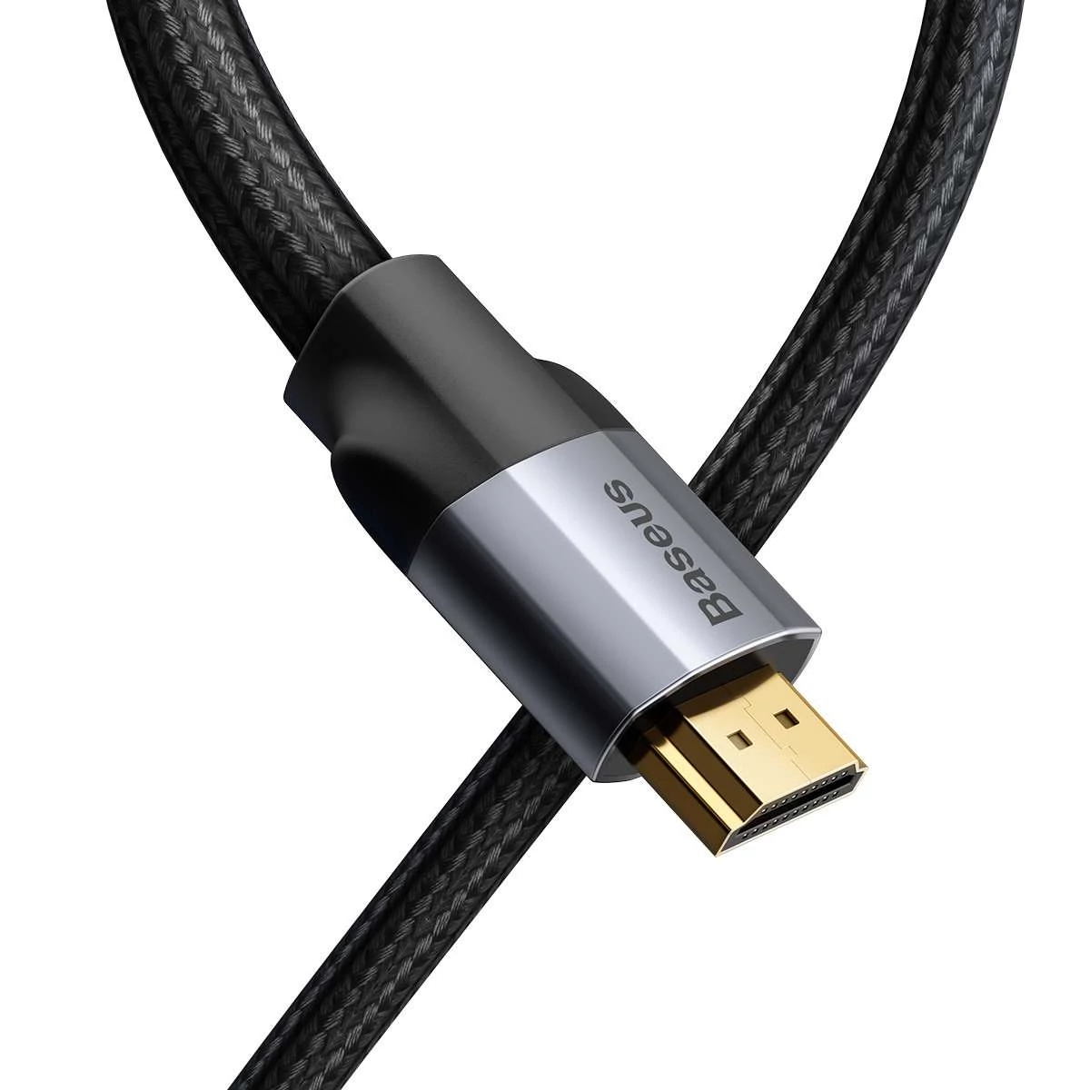 Kép 3/7 - Baseus Enjoyment HDMI 2.0 - HDMI 2.0 kábel, 4K, 60 Hz, 1.5m, sötét szürke (WKSX000213)