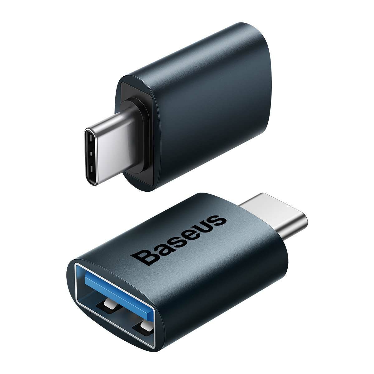 Kép 3/11 - Baseus Ingenuity Mini USB-C USB-A átalakító 3.1, kék (ZJJQ000003)