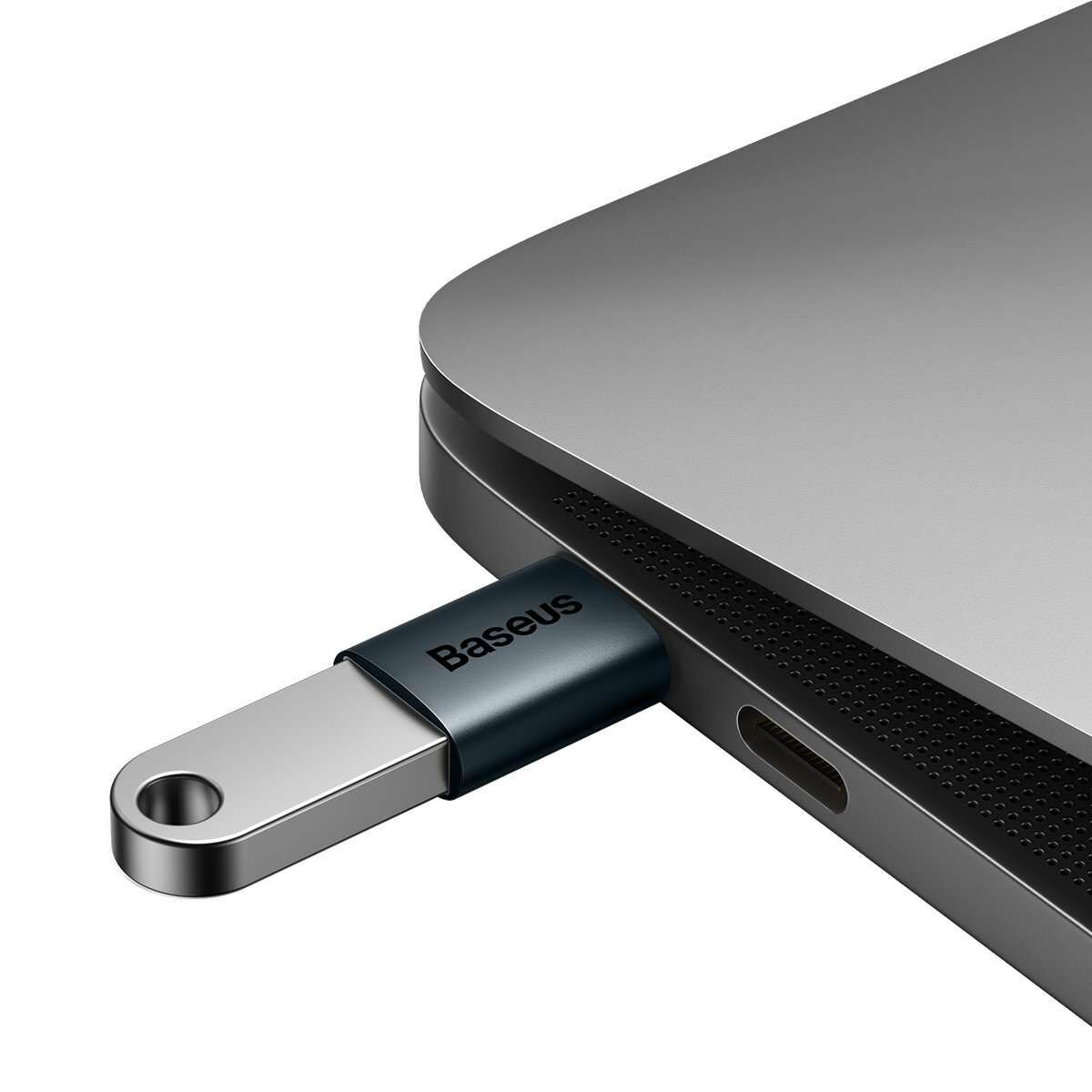 Kép 5/11 - Baseus Ingenuity Mini USB-C USB-A átalakító 3.1, kék (ZJJQ000003)