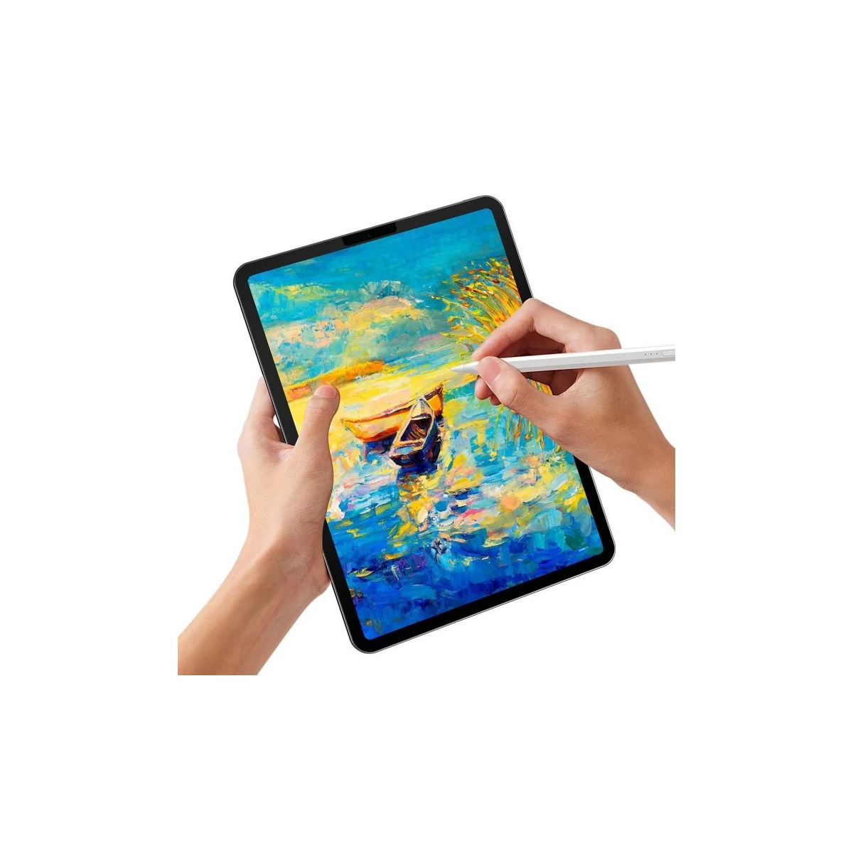 Kép 5/8 - Baseus Tablet Tool szilikon hegy Stylus tollhoz (12 db/cs),puha, fehér (ARBJ020002)