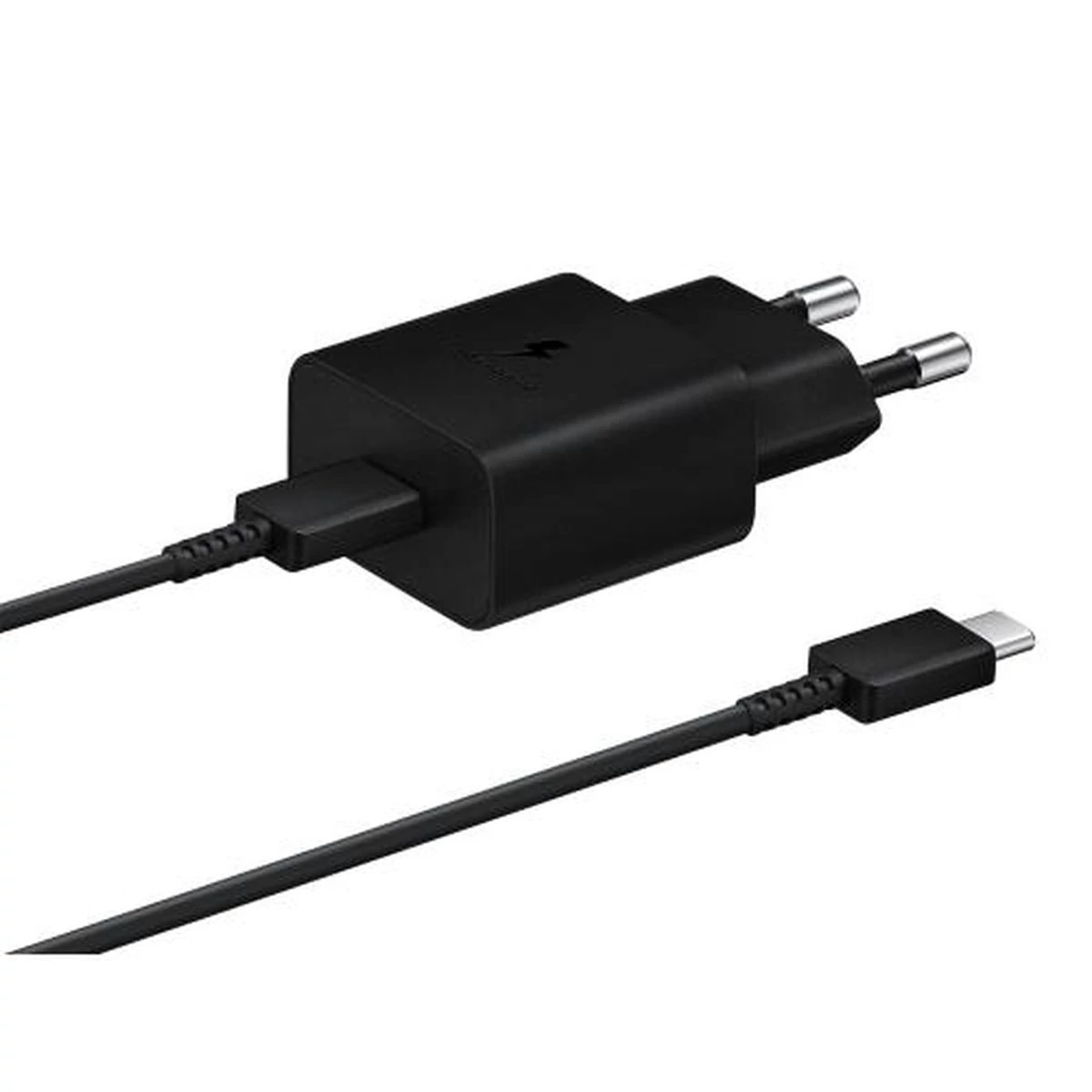 Kép 3/5 - Samsung EP-T1510N 15W hálózati/fali töltő, USB Type-C - Type-C kábellel (1m), fekete EU