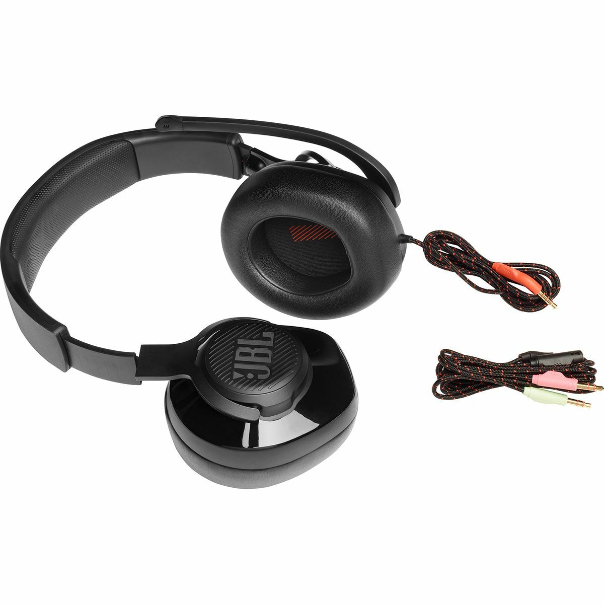 Kép 2/3 - JBL Quantum 200 vezetékes gamer fejhallgató, fekete EU