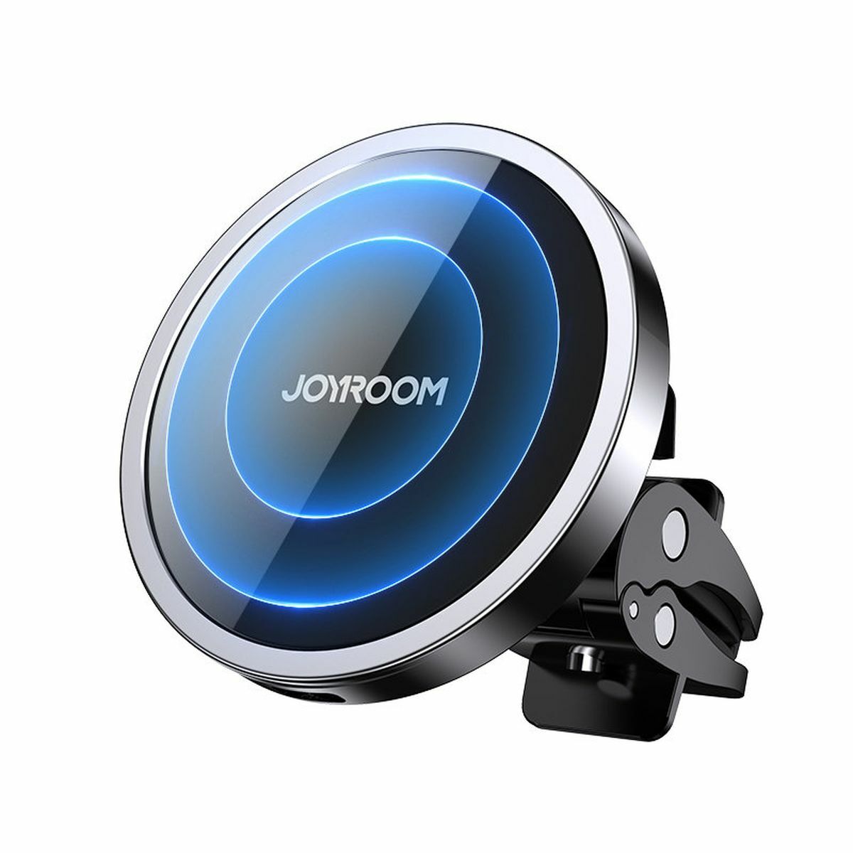 Kép 2/14 - Joyroom szellőzőrácsra szerelhető autós tartó MagSafe funkcióval, 4.7 - 6.5 ", 15W, fekete (JR-ZS240-AIR)