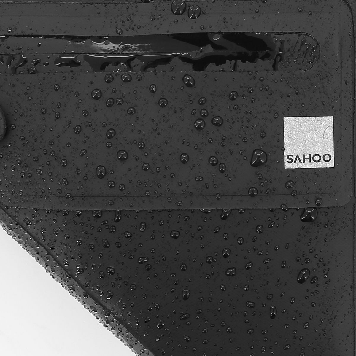 Kép 4/5 - SAHOO váz alá rögzíthető, vízálló kerékpáros táska, cipzárral, 1.5L, fekete SAHOO-122043