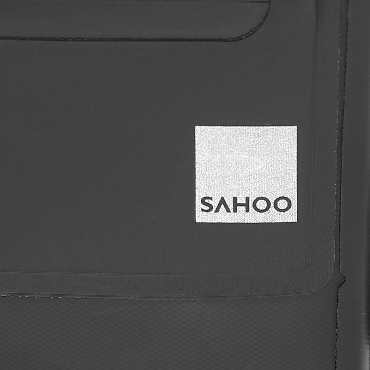 Kép 5/5 - SAHOO váz alá rögzíthető, vízálló kerékpáros táska, cipzárral, 1.5L, fekete SAHOO-122043