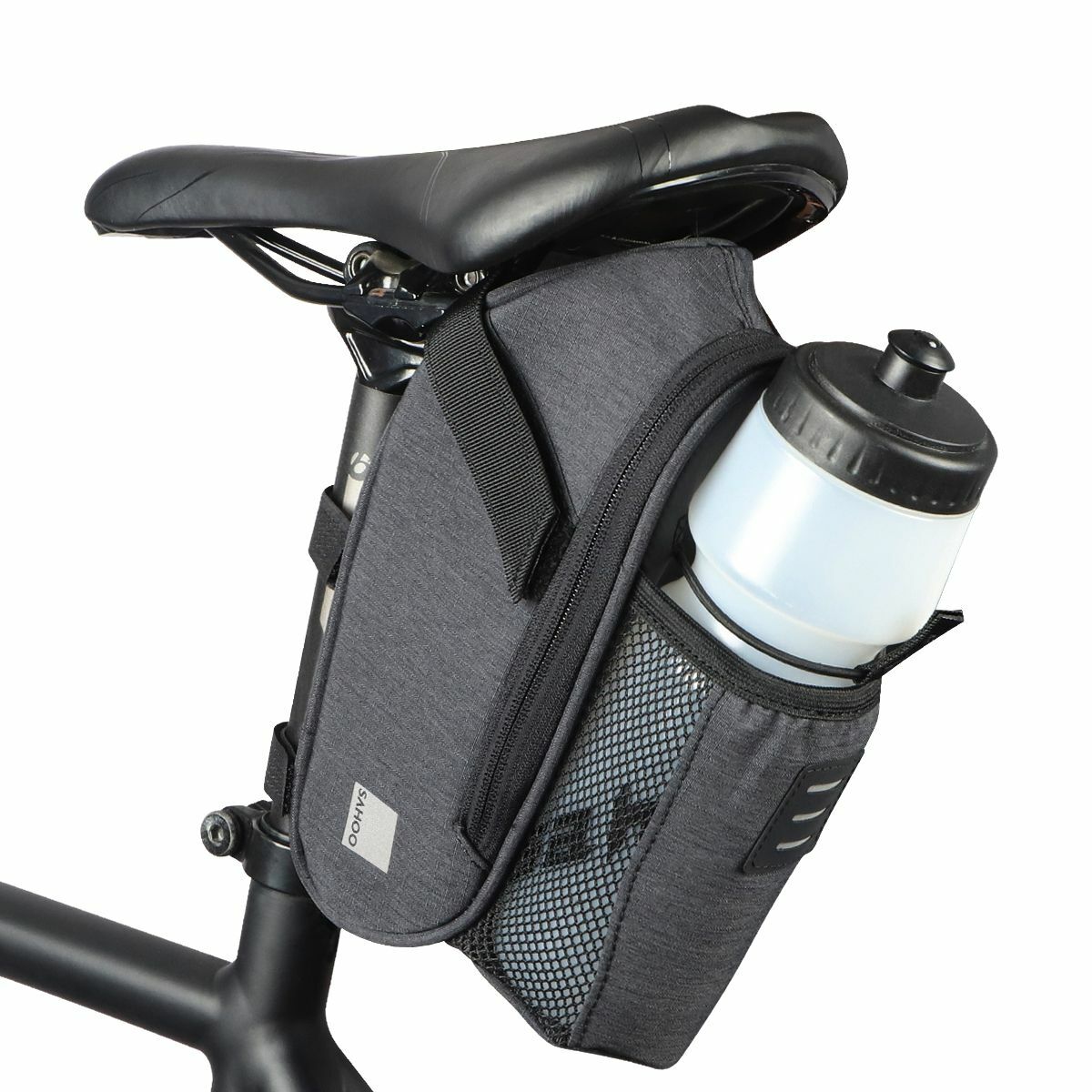 SAHOO csomagtartóra rögzíthető, vízálló kerékpáros oldaltáska, 20L, fekete SAHOO-141364-SA