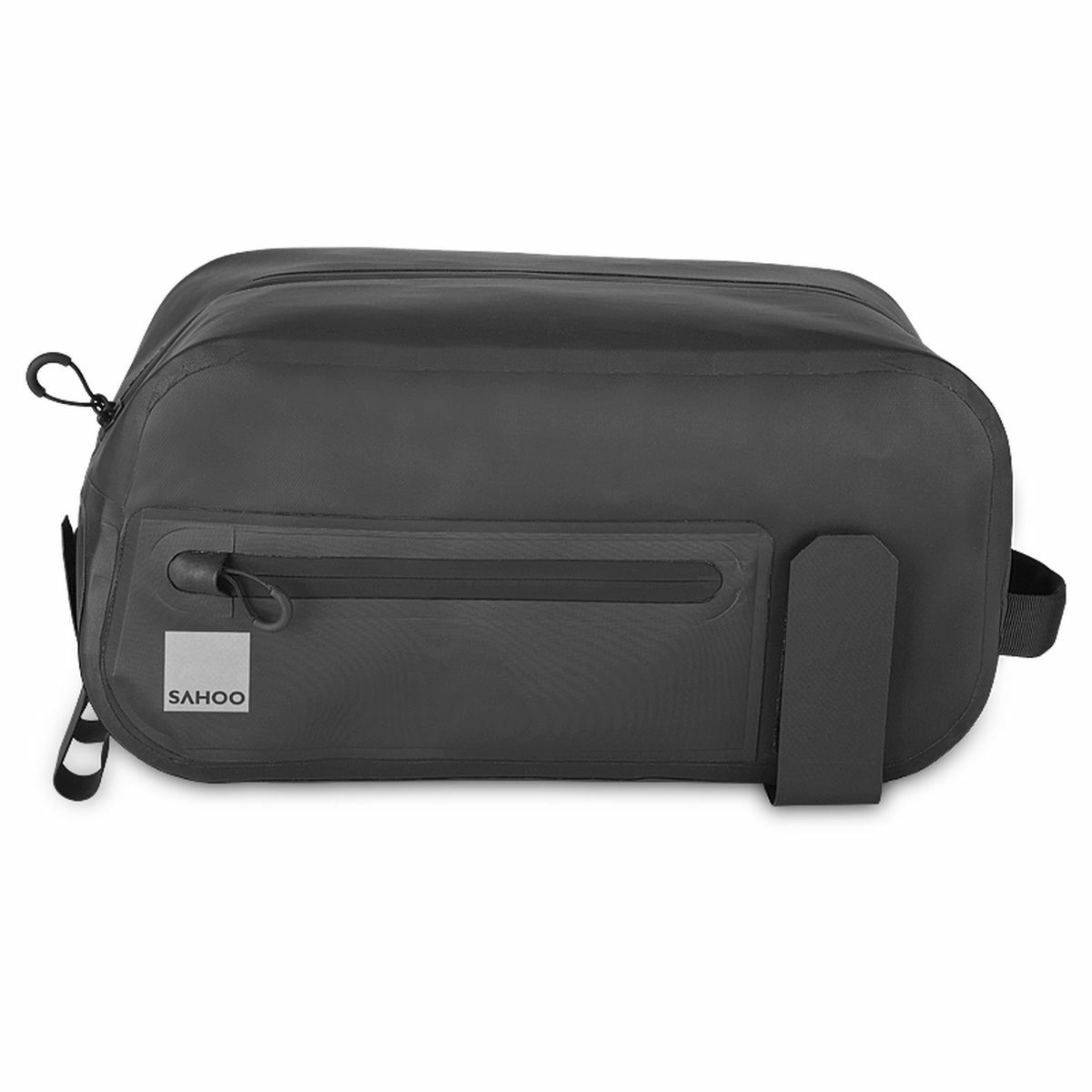 Kép 2/5 - SAHOO csomagtartóra rögzíthető, vízálló kerékpáros táska, cipzárral, 7L, fekete SAHOO-142046-SA