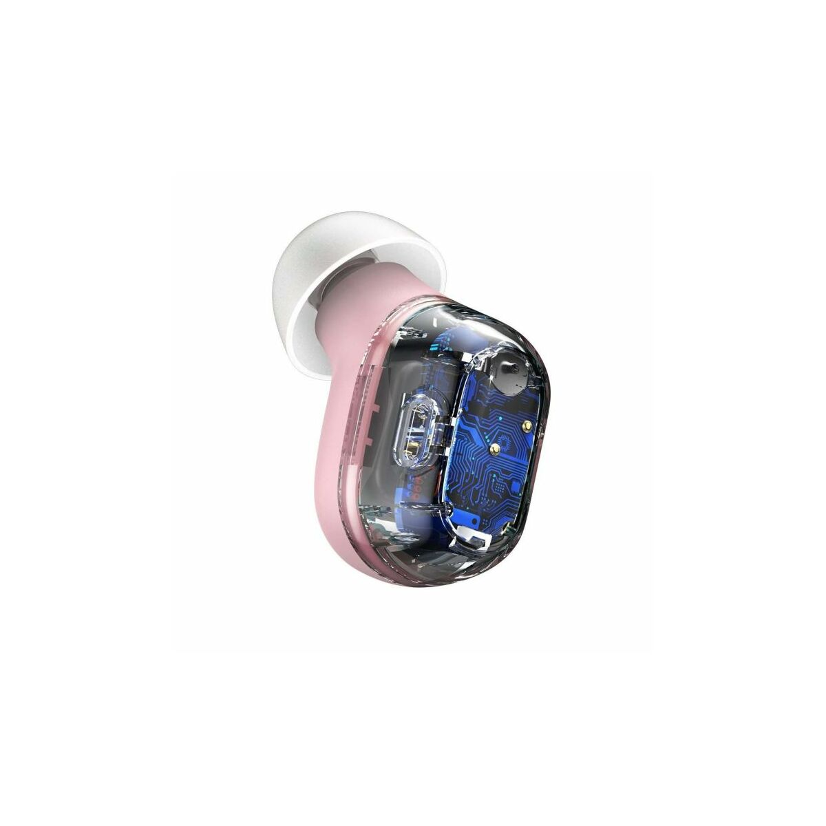 Kép 7/9 - Baseus Encok WM01 vezeték nélküli fülhallgató hangvezérléssel, BT 5.3, TWS, pink EU (NGTW240004)