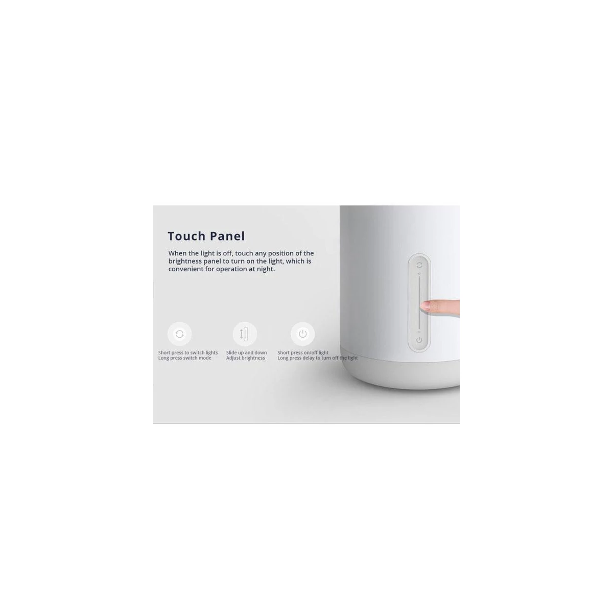 Kép 2/2 - Xiaomi Mi Bedside Lamp 2 éjjeli lámpa, fehér EU BHR5969EU