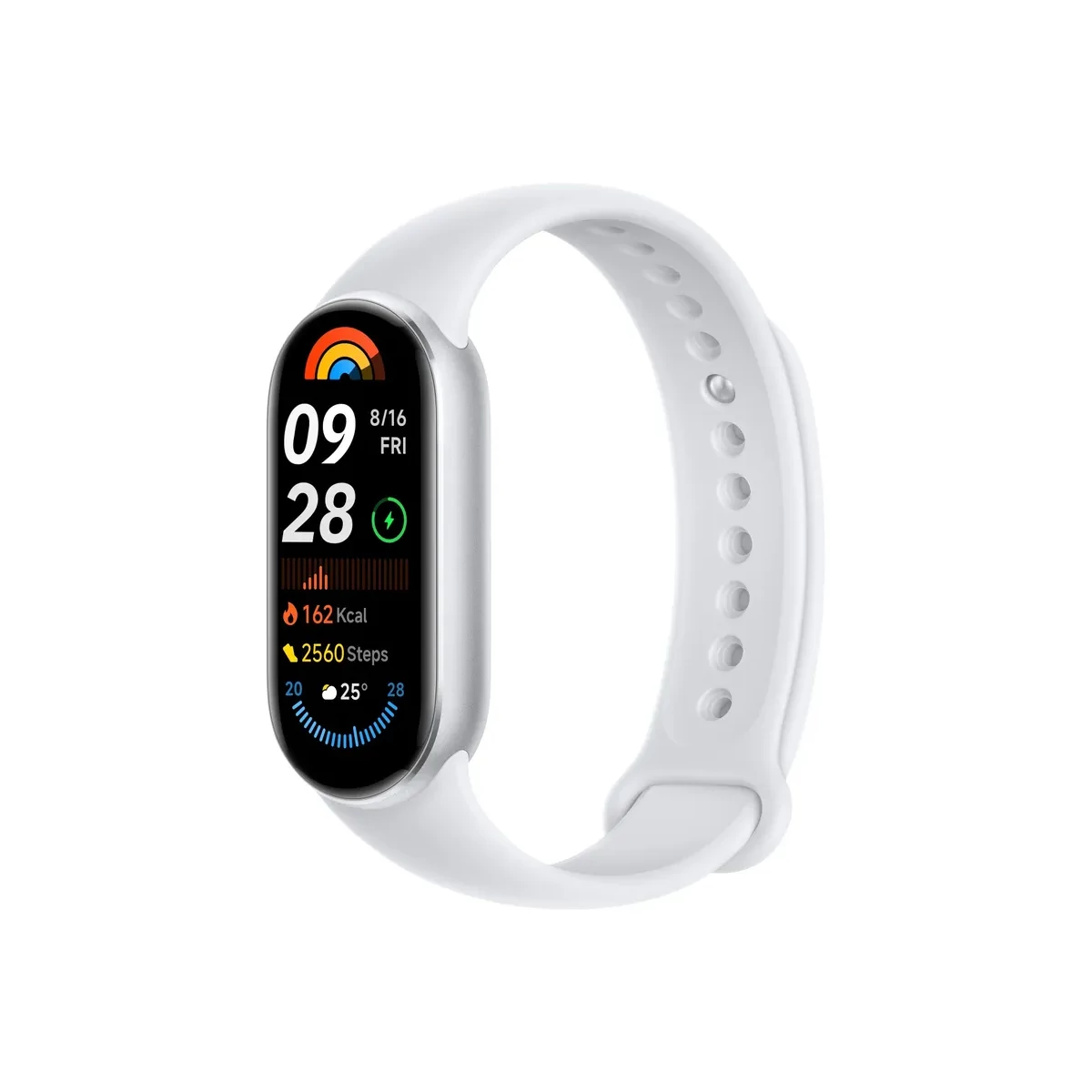 Kép 2/3 - Xiaomi Smart Band 9 aktivitásmérő, ezüst EU BHR8340GL