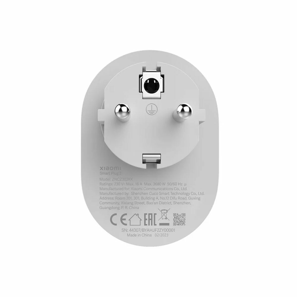 Kép 2/5 - Xiaomi Mi Smart Plug 2 okos aljzat (Wi-Fi), fehér EU BHR6868EU
