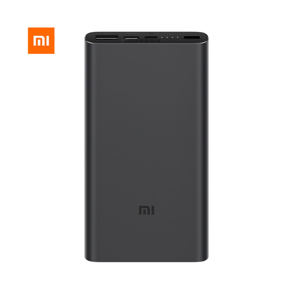 Xiaomi Mi Power Bank 3, Fast Charge, 18W, 10000 mAh, fekete, EU, VXN4274GL