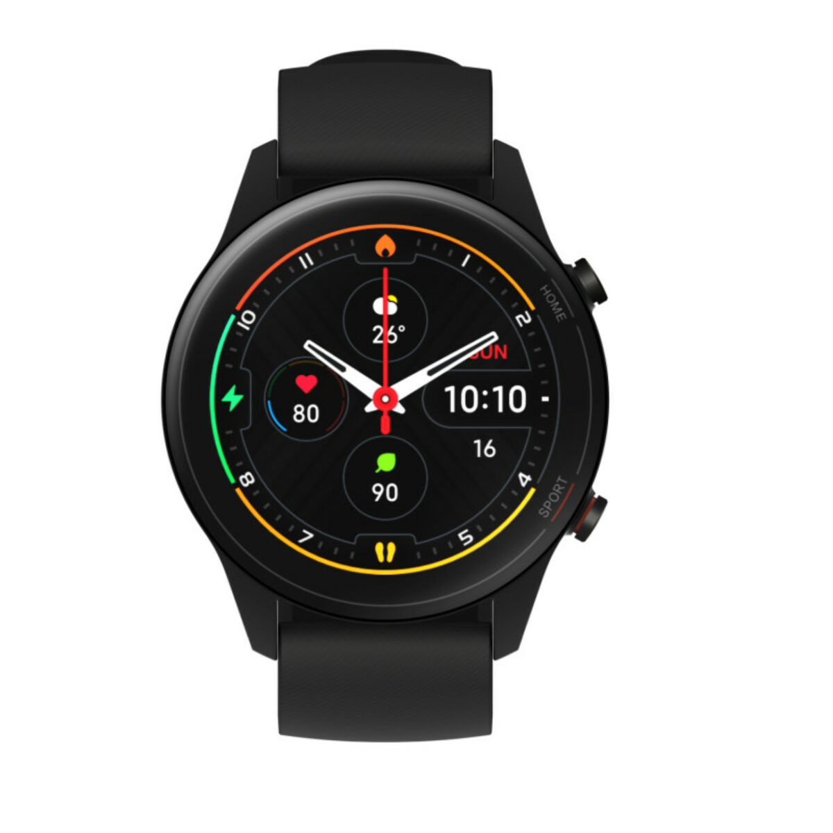 Kép 1/4 - Xiaomi Mi Watch okosóra, fekete EU BHR4550GL