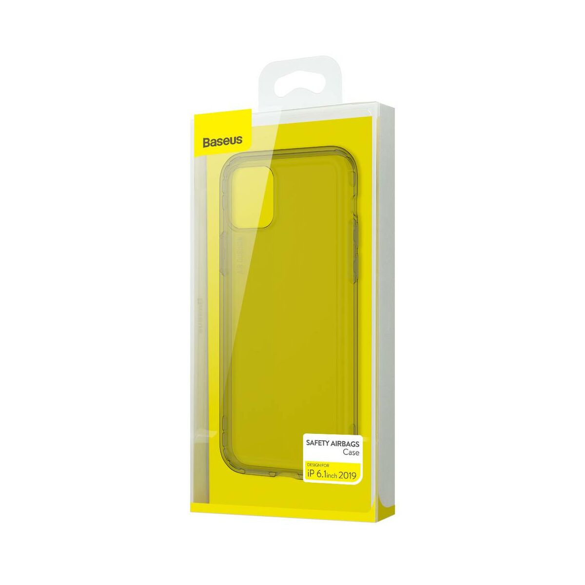 Baseus iPhone 11 tok, Safety Airbags, átlátszó fekete (ARAPIPH61S-SF01)