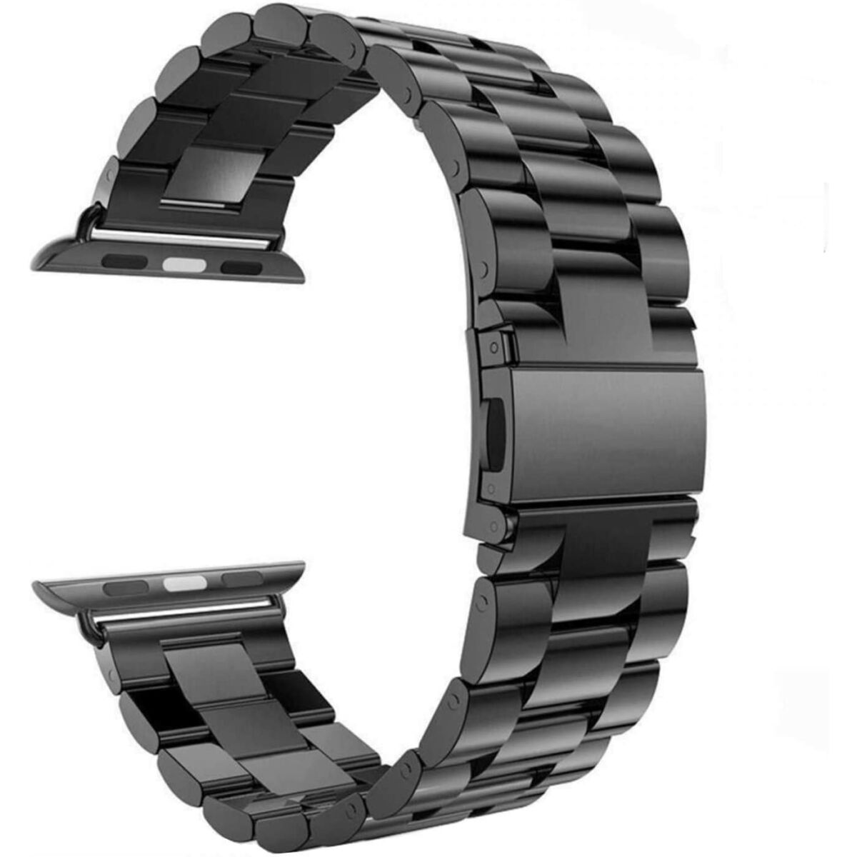 Kép 2/2 - Ringke Apple Watch óraszíj 42 mm/44 mm, Metal One Stainless Steel, Fekete