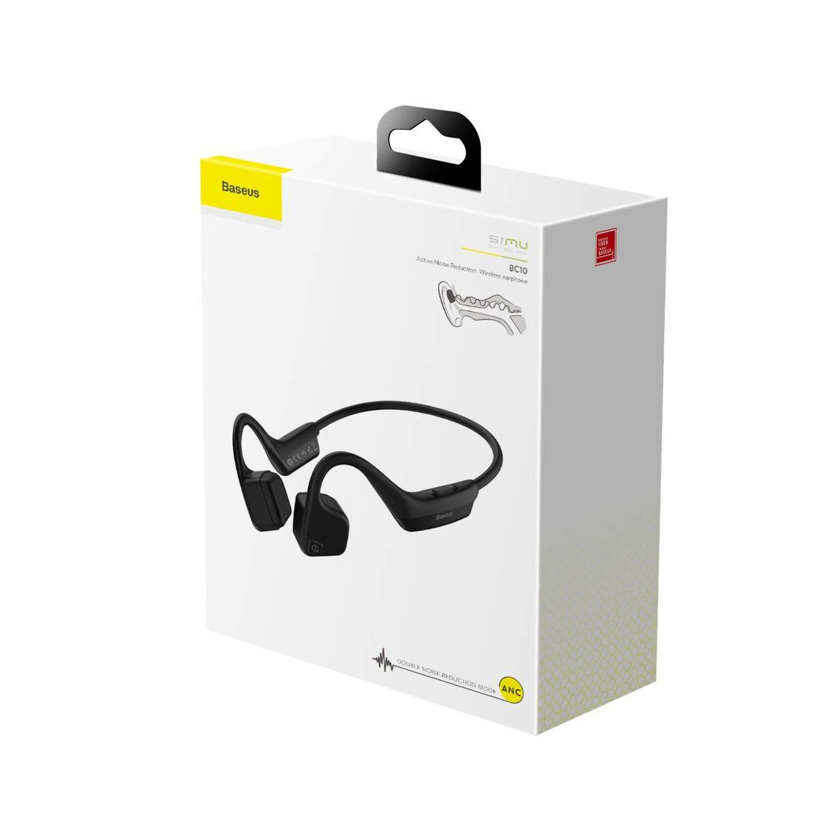 Kép 1/9 - Baseus COVO BC10 vezeték nélküli (wireless) csontvezető fülhallgató, fekete (NGBC10-01)