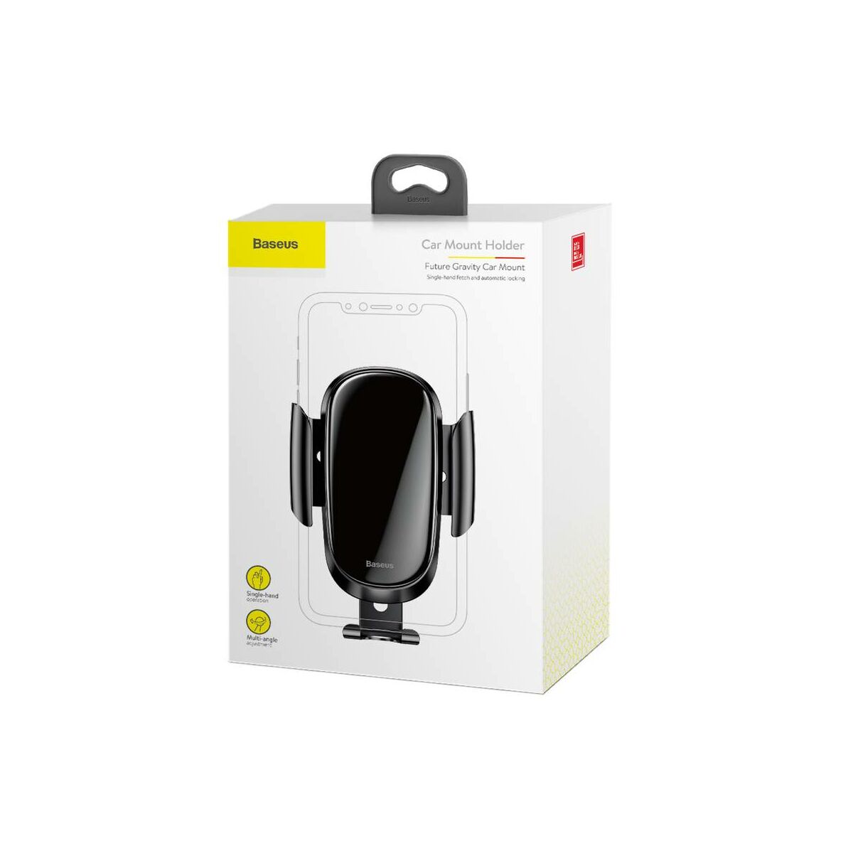 Baseus autós telefontartó, Future, szellőzőrácsra, fekete (SUYL-WL01)