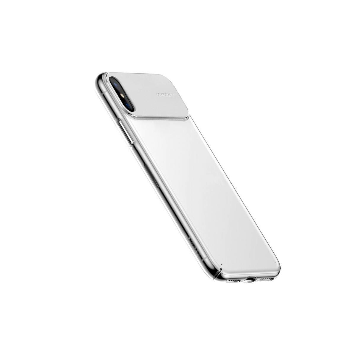 Kép 1/4 - Baseus iPhone XS tok, Comfortable, fehér (WIAPIPH58-SS02)