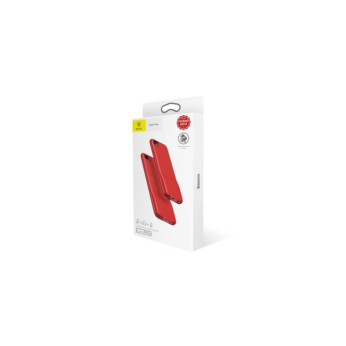 Baseus iPhone 8/7 Audio tok, piros (WIAPIPH8N-VI09)
