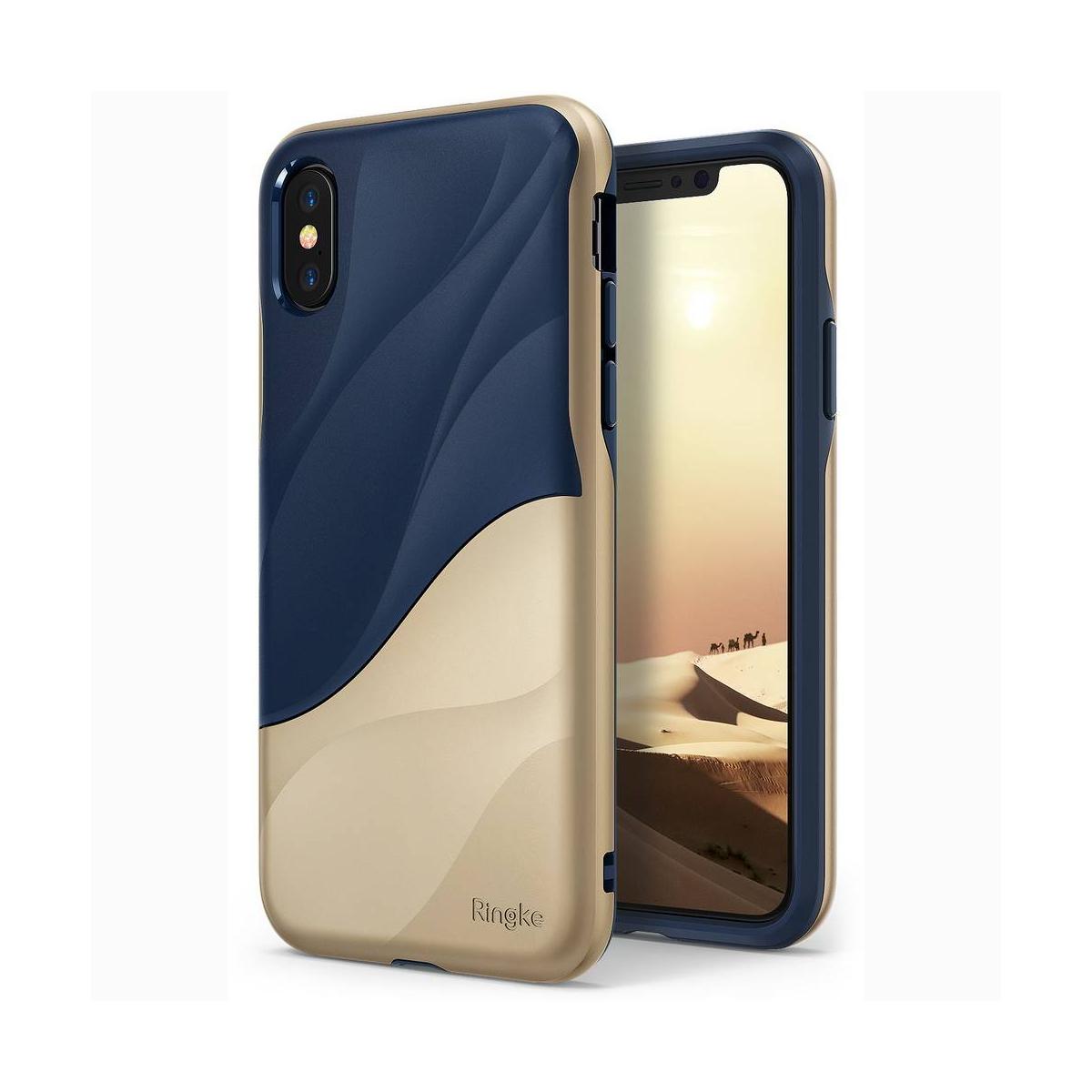 Ringke iPhone X/XS tok, Wave, arany