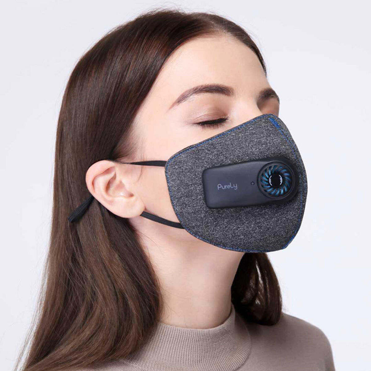 Xiaomi Mi Purely Anti-Pollution Air Face Mask, arcmaszk szűrővel, 550 mAh akkumulátorral, EU, HZSN001