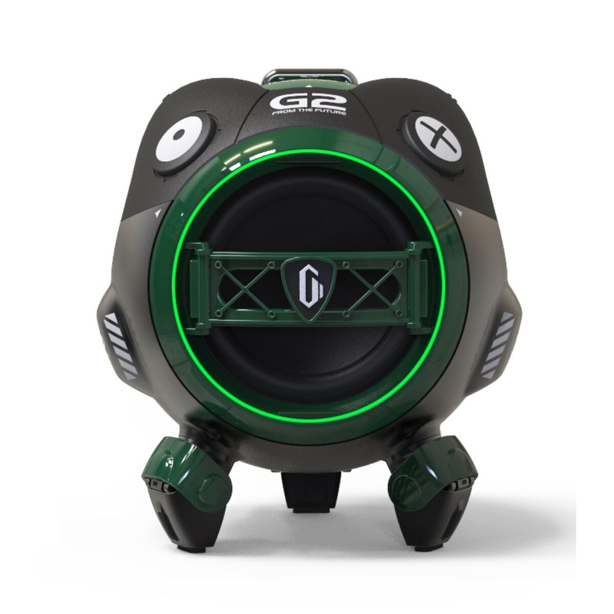 Kép 1/4 - Gravastar Venus Aurora Green hordozható hangszóró, Bluetooth 5.0, 10W, zöld EU