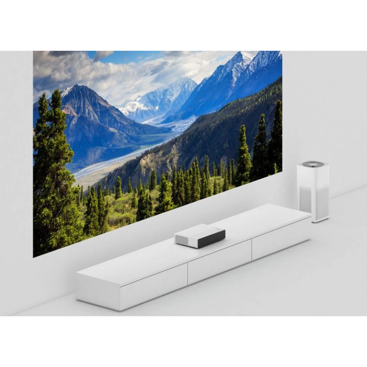 Kép 2/4 - Xiaomi Mi Laser 150 inch Projektor SJL4005GL, fehér EU