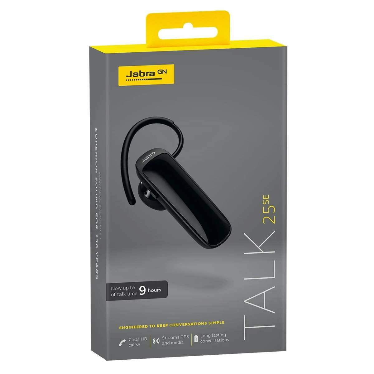 Kép 2/4 - Jabra Talk 25 SE bluetooth mono headset, fekete EU