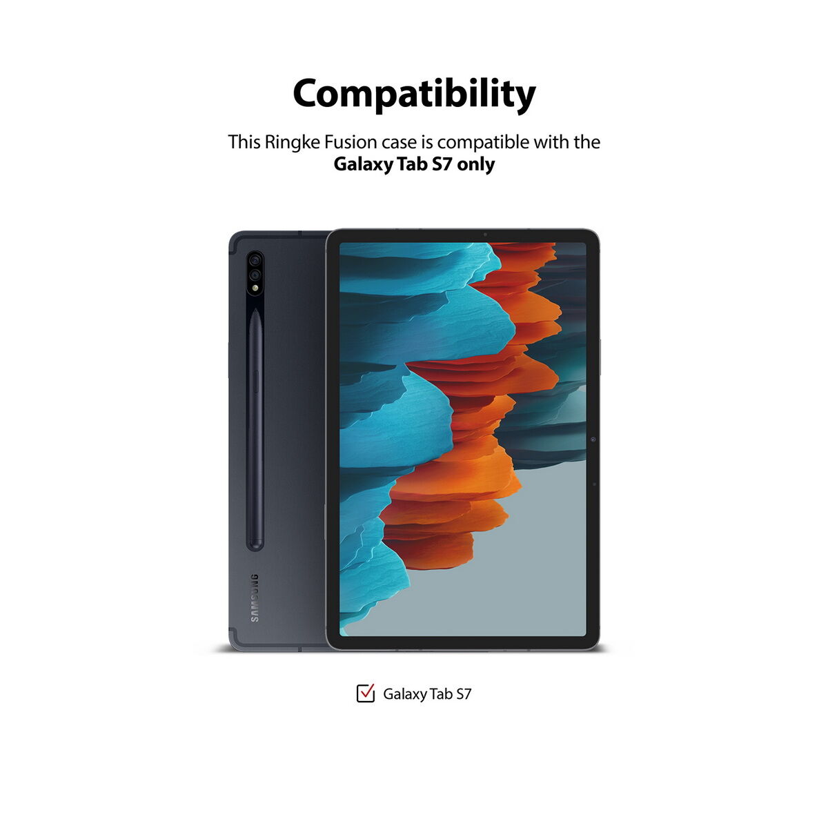 Ringke Galaxy Tab S7 tok, Fusion, Átlátszó