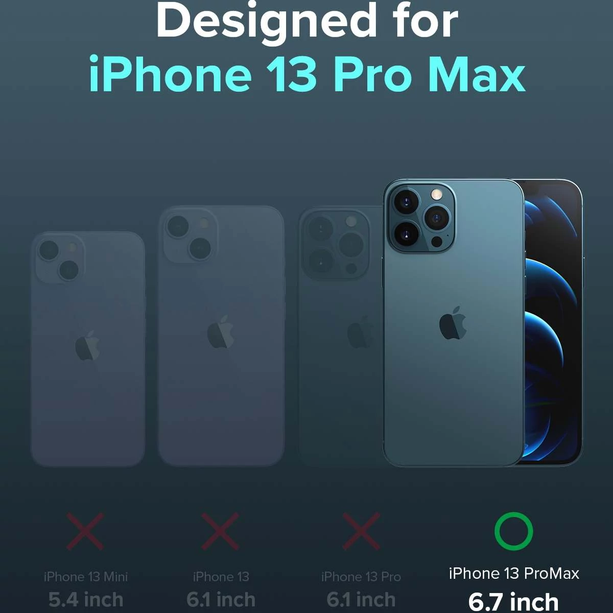 Kép 2/8 - Ringke iPhone 13 Pro Max tok, Fusion, Matt átlátszó